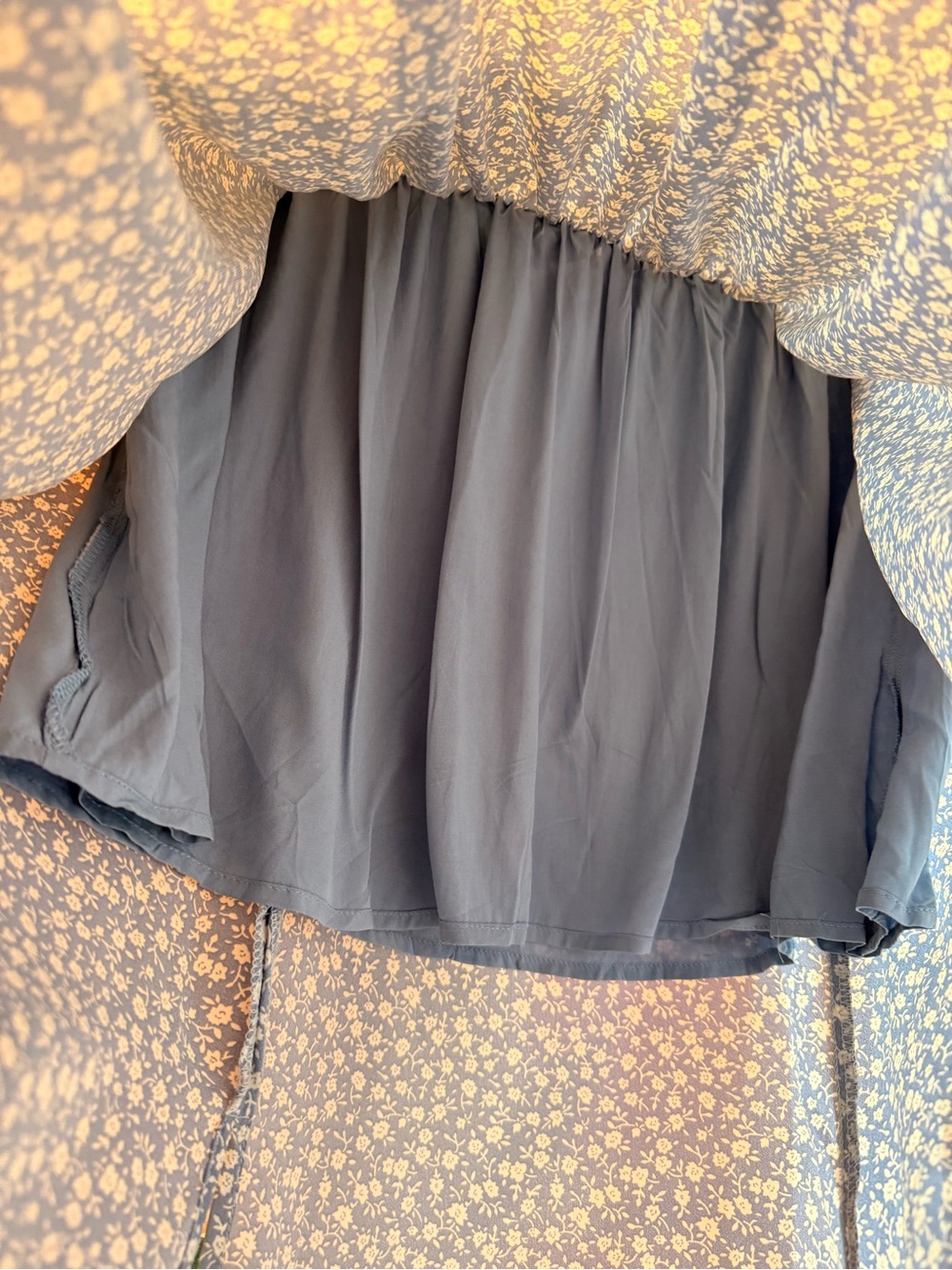 bohme Blue Floral Maxi Skirt - Picture 4 of 4